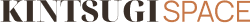 kintsugi space text logo
